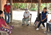 192 familias de Wampuik recibieron visitas de técnicos del MIES