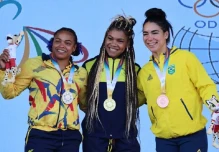 Angie Palacios y José Acevedo quedaron campeones suramericanos en Asunción