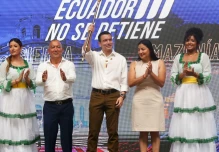 Noboa anunció aumento en asignación para los GAD