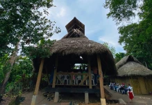 La ‘Choza de Ahuano Warmi’ fue inaugurada en Tena