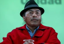 Leonidas Iza, líder del movimiento indígena de Ecuador, acepta ser candidato presidencial