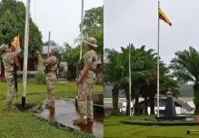 Perú retiró bandera de Colombia izada en pueblo fronterizo
