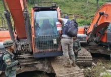 Decomisan material mineralizado y equipos de minería ilegal en Zamora Chinchipe