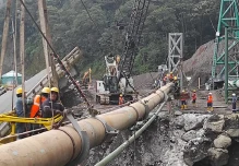 Petroecuador concluyó obra para proteger oleoducto en zona amazónica