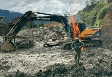 FF.AA. ejecutaron operativo contra la minería ilegal en Tarimiat