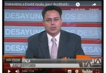 Otro exjuez, ahora habla de ‘presión’ de Alexis Mera