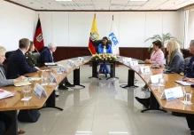 Diana Salazar se reunió con delegación de Estados Unidos