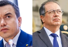 Crisis entre Ecuador y Colombia escala tras acusaciones de Noboa y anuncio de demanda de Petro