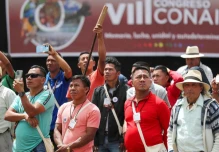 El MICC llamó a tomarse Latacunga para exigir la salida de Noboa