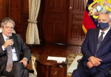 Moreno le advierte a Lasso que la “mesa no está servida”