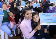 Noboa anunció ampliación del Bono de los 1000 Días
