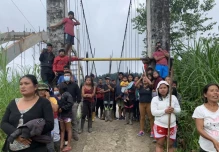 Protestas en la comunidad de Tzawata contra minera