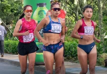 Marcha: Paula Torres y Jordy Jiménez se impusieron en Loja
