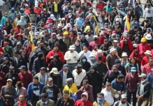 Familias de víctimas de represión en protestas de 2019 y 2022 en Ecuador reclaman justicia