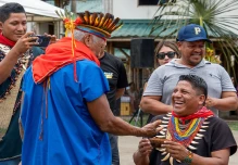 La celebración de Te'Tachuite se llevó a cabo en la comunidad A'i Kofan