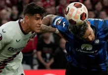 Piero Hincapié cayó en la final de la Europa League