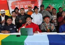 Leonidas Iza radicaliza su discurso y arremete contra Noboa 