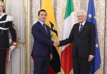 Noboa concluyó su visita a Italia con reuniones sobre seguridad