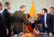 Noboa y el Comando Sur de Estados Unidos refuerzan alianza estratégica contra el narcoterrorismo