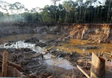 Minería ilegal de oro avanza hacia el norte de la Amazonía peruana
