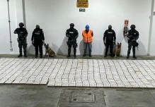Ecuador ha decomisado 187,3 toneladas de droga en 2024