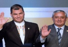 Otto Pérez intervino en un caso de narcotráfico a pedido de Correa