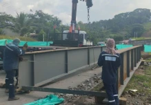 Orellana: Cuatro puentes en la vía Coca–Dayuma avanzan en construcción 