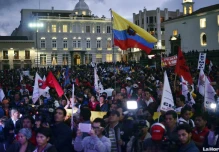 Alistan marchas y un paro en Ecuador