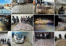 8 toneladas de drogas incautadas y 14 detenidos dejó operativo en 7 provincias