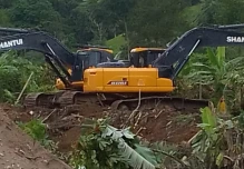 La minería ilegal está causando destrozos a lo largo del río Zamora