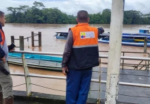 El Coca quedó sumergido por las intensas lluvias