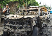 Explosión frente a la Penitenciaría del Litoral dejó un muerto