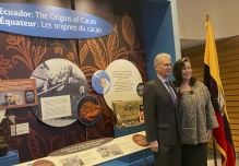 En Canadá se inauguró exhibición “Ecuador: orígenes del cacao”