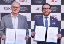 El Ministerio de Transporte y la USFQ firman acuerdo para intervenir carreteras y puentes