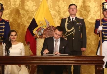 Daniel Noboa envía a Verónica Abad a Tel Aviv para promover la paz