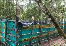 Una piscina artesanal fue descubierta en Dureno