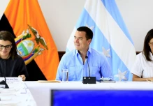 Noboa lideró gabinete ministerial en Guayaquil