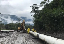 El Sote paralizó sus actividades por erosión del río Coca
