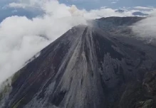 Ceniza del Reventador cayó en San Rafael