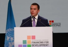 Noboa subrayó en Sevilla que la delincuencia transnacional impide el desarrollo sostenible