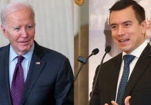 Biden con 81 años y Noboa con 35, los extremos de la experiencia presidencial americana