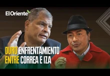 Iza y Correa se enfrentan. ¿Por qué?  