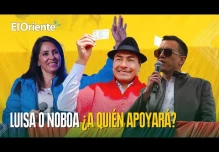 Noboa o Luisa ¿A qué candidato apoyará Leonidas Iza? 