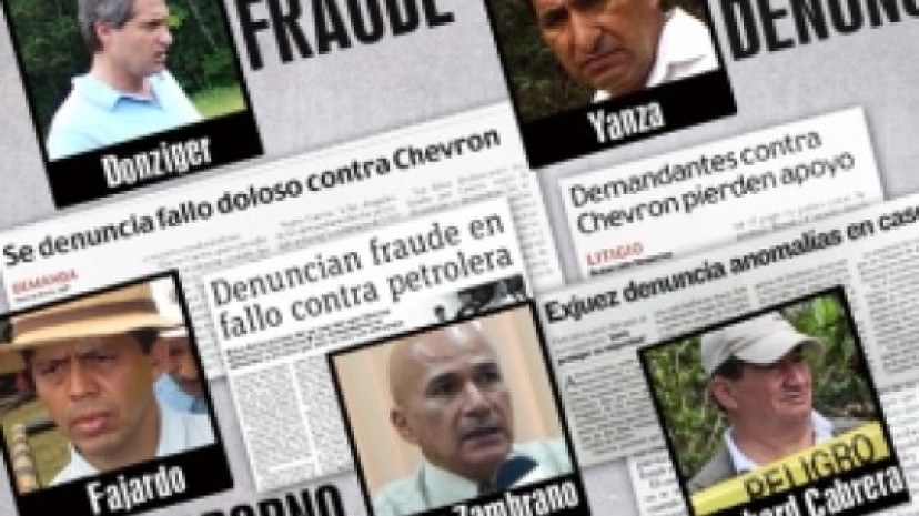 Chevron presenta nuevas pruebas de fraude en el litigio ecuatoriano Chevron presenta nuevas pruebas de fraude en el litigio ecuatoriano