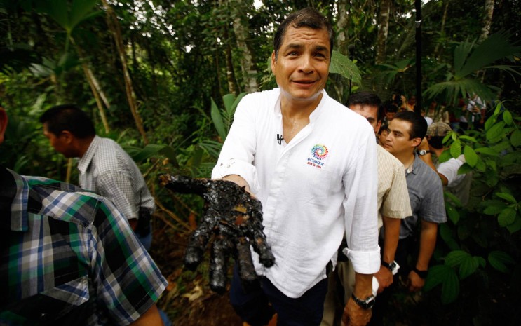 Rafael Correa, en una imagen de archivo. J. J. Foto: El País Rafael Correa, en una imagen de archivo. J. J. Foto: El País