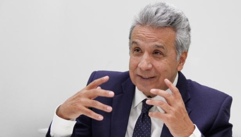 Lenín Moreno, presidente de Ecuador, durante la entrevista con ABC. Foto: ABC Lenín Moreno, presidente de Ecuador, durante la entrevista con ABC. Foto: ABC
