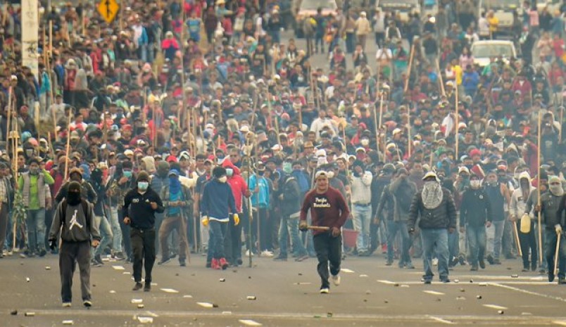 Protesta por el alza en los precios del combustible. Protesta por el alza en los precios del combustible.