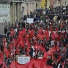 Marcha de trabajadores terminó en la Corte Constitucional