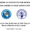 Comunidad Internacional denuncia a jueces que violan DD. HH. en Venezuela, Ecuador, Bolivia, Nicaragua y Cuba