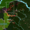 La minería ilegal sigue destruyendo el área que rodea el río Punino 